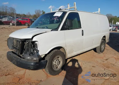 2019 Chevrolet Express 2500 Work Van from USA, damaged, VIN 1GCWGAFG0K1293346